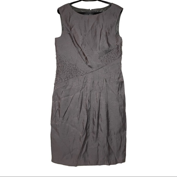 ADRIANNA Papell Sleeveless Dress size 14 - Picture 2 of 5